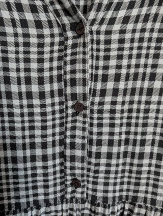 Vestido Xadrez Venca Midi Tamanho M