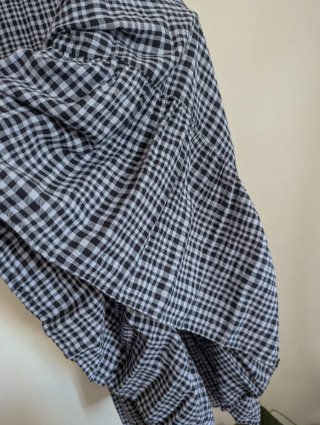 Vestido Xadrez Venca Midi Tamanho M