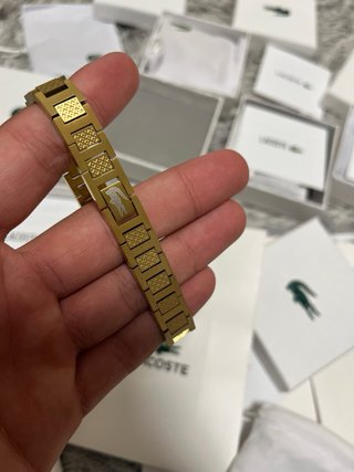 Pulsera Lacoste Dorada