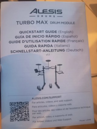 Batería Electrónica Alesis Turbo Max