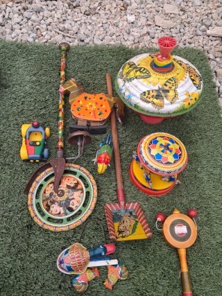 Lote de juguetes antiguos