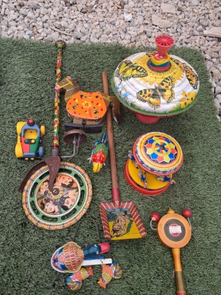 Lote de juguetes antiguos