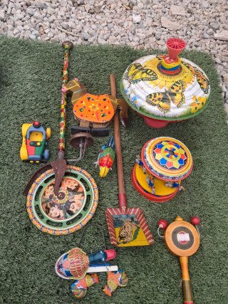 Lote de juguetes antiguos