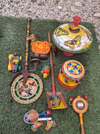 Lote de juguetes antiguos