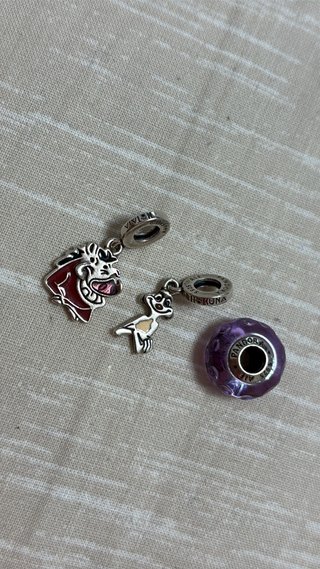3 Charms Pandora Originales