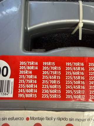 Cadenas de nieve RD-9 (100) eslabones de 9mm