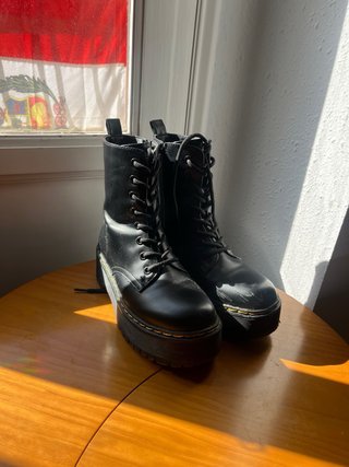 Botines negros plataforma