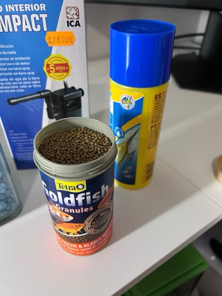 Pecera grande con accesorios sin tapa