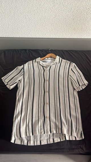 Camisa Zara Rayas Talla M