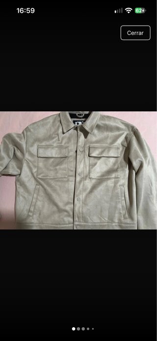 Cazadora P&B ante beige