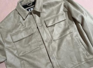 Cazadora P&B ante beige