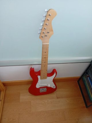 Guitarra Eléctrica Infantil Roja 3/4
