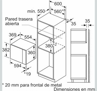 Microondas Balay Cristal Blanco