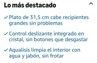 Microondas Balay Cristal Blanco