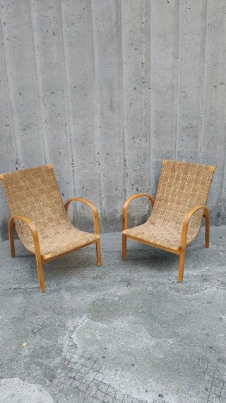Coppia poltrone vintage Giuseppe Pagano