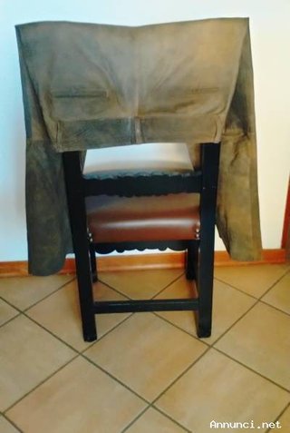 Pantaloni in crosta di pelle