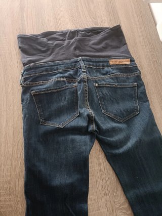 Jeans premamá azules