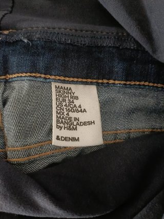 Jeans premamá azules