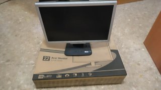 Pantalla Acer AL1916W 19 Plata/Negro