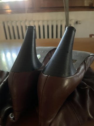 Stivali Aldo Pelle Marrone Tg. 39 Tacco 10
