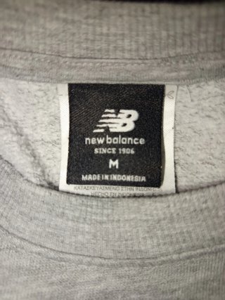 Felpa New Balance grigia da ragazza