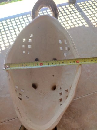 Sopera de cerámica decorada