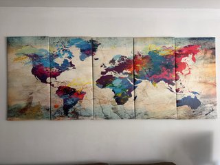 Cuadro Mapamundi Decorativo