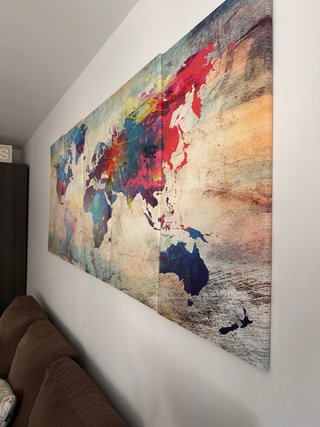 Cuadro Mapamundi Decorativo