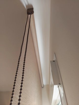 Estor enrollable beige 140cm