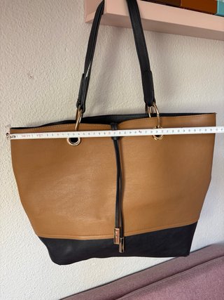 Bolso tote marrón