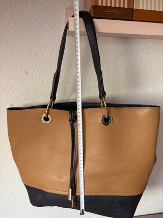 Bolso tote marrón