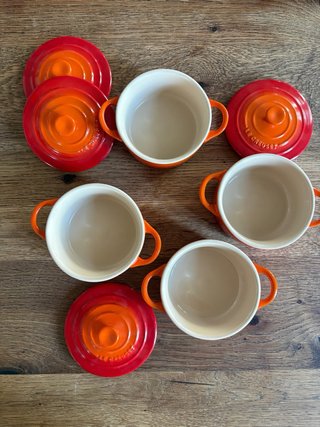 Set 4 Mini Cocottes Le Creuset Cerámica