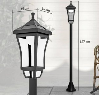 Farol Solar Jardín 6h Autonomía