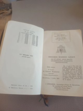 MISAL ANTIGUO EN ESPAÑOL LATIN