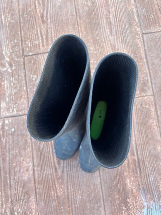 Botas de agua negras