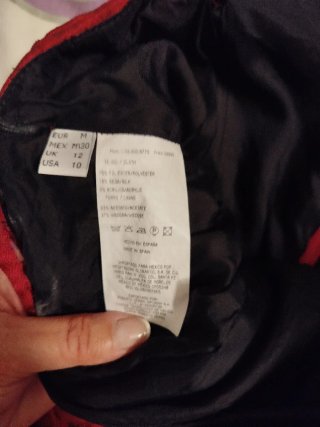 Vestido de fiesta burdeos