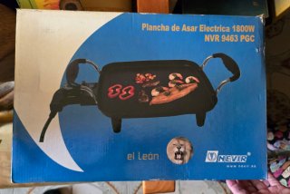 Plancha Asar Eléctrica 1800W Nevir NVR 9463 PGC