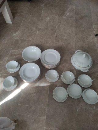 Vajilla Santa Clara Porcelana Blanca