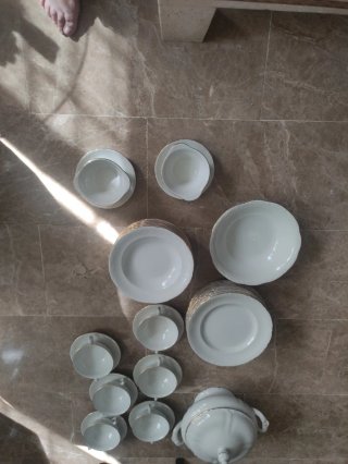 Vajilla Santa Clara Porcelana Blanca