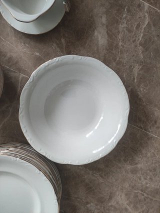 Vajilla Santa Clara Porcelana Blanca