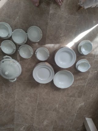 Vajilla Santa Clara Porcelana Blanca