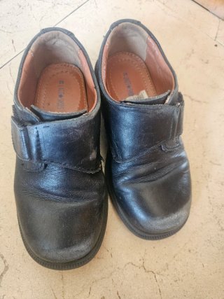 Zapatos colegiales piel talla 28