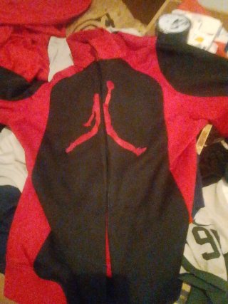 Sudadera Jordan Hombre Negra Roja as los 90 retro