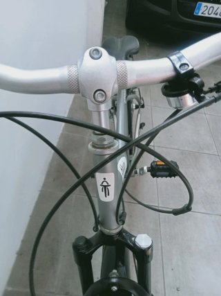 Bicicleta B-Twin Original Mujer Gris