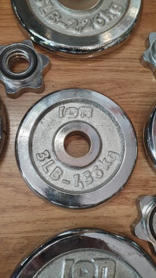 Maletín de Mancuernas Cromadas / ION PRO / 20KG