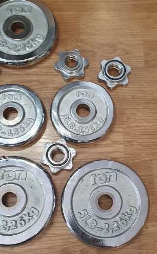 Maletín de Mancuernas Cromadas / ION PRO / 20KG