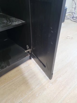 Armario Ikea Madera Gris Oscuro