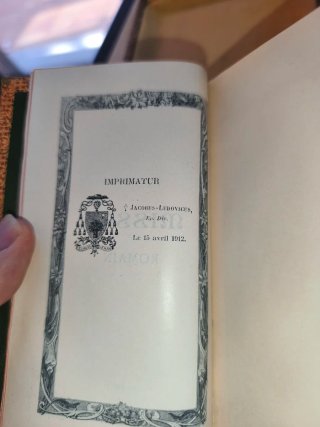 Antiguo Misal Romano francés 1912 estuche original