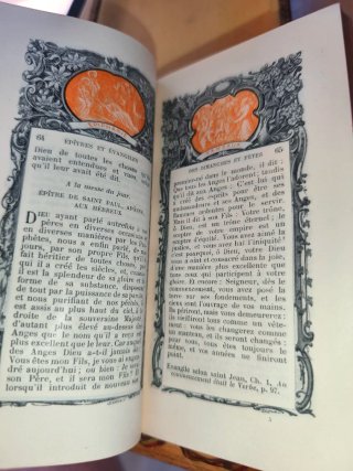 Antiguo Misal Romano francés 1912 estuche original