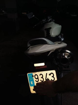 Honda CB600F Hornet Blanca